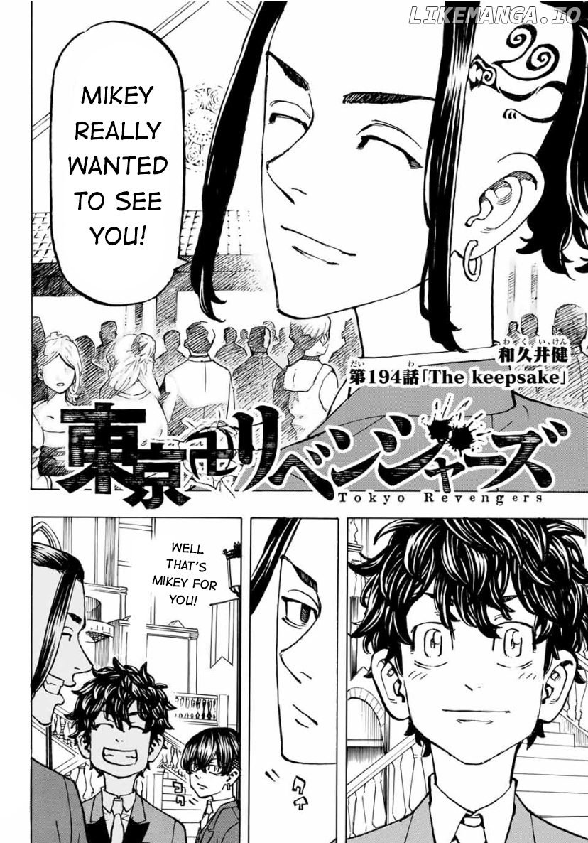 Tokyo Revengers, Chapter 194 image 02